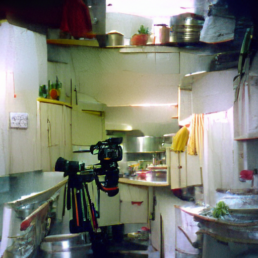 'a kitchen filmic' Multi-Perceptor VQGAN+CLIP v2 Text-to-Image