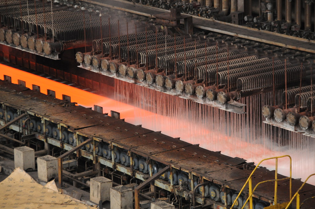 煉鋼，鋼鐵業。圖片來源：Sou-Yi Yang(CC BY-NC-ND 2.0)