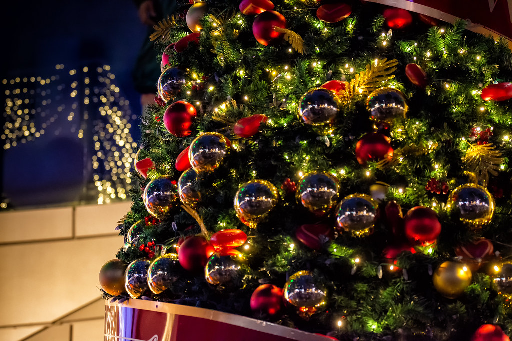 Christmas Tree decorations at Wisma Atria