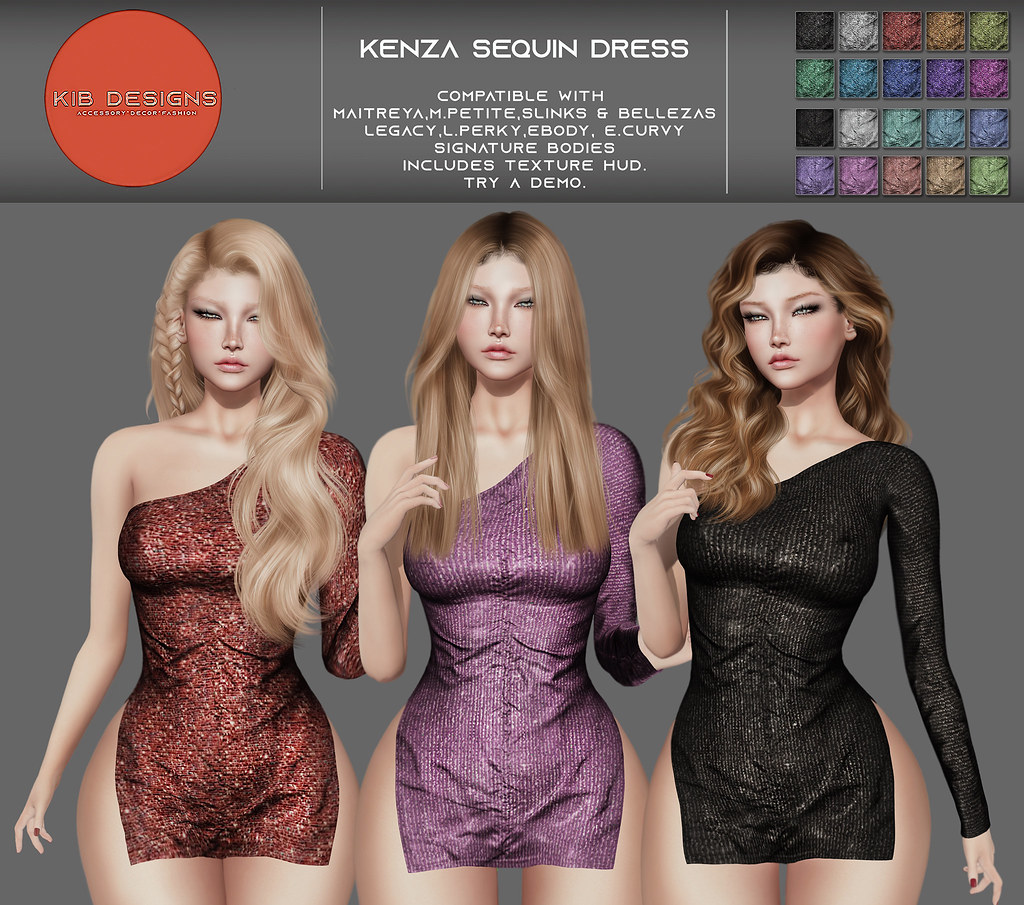 KiB Designs – Kenza Sequin Dress @Miix Event 30th Nov.