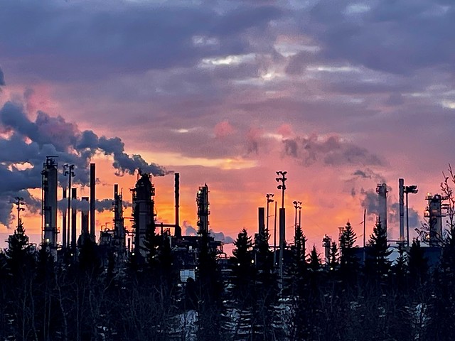 refinery sunrise
