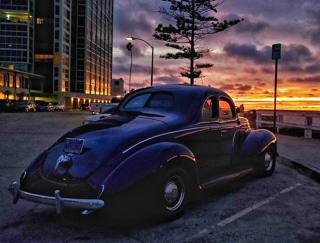 1939 Ford Coupe at La Jolla