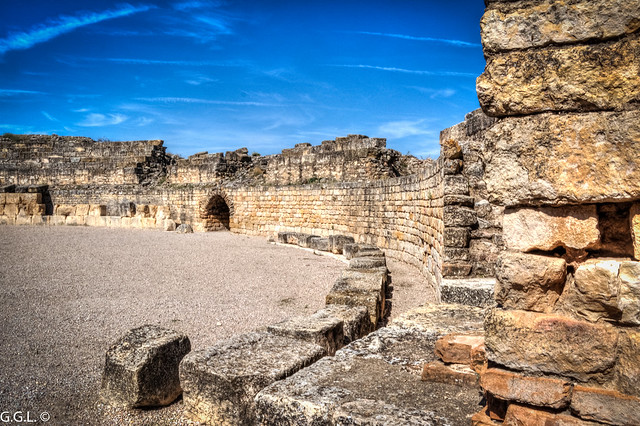 Parque Arqueológico de Segóbriga. Saelices. Anfiteatro Romano.