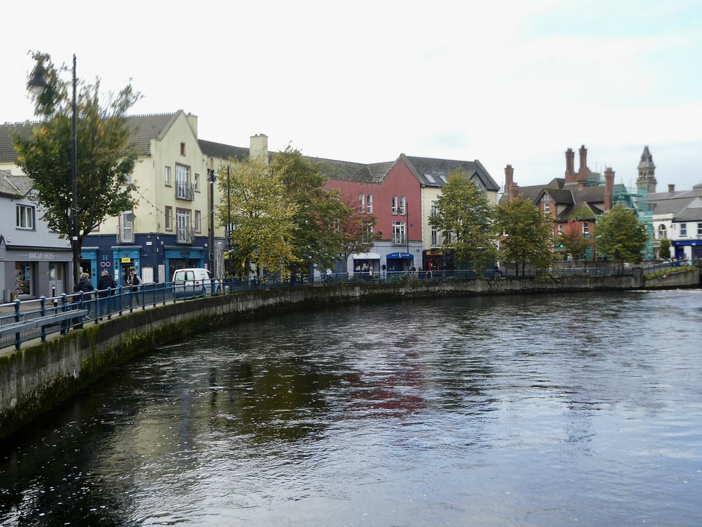 Sligo Town by the river