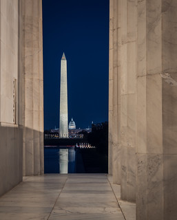 Washington Monument and Capitol From the Lincoln Memorial | by John Brighenti