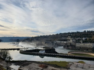 Willamette Falls on Thanksgiving Day | by tadnkat