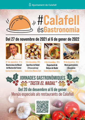 Cartell Calafell és Gastronomia