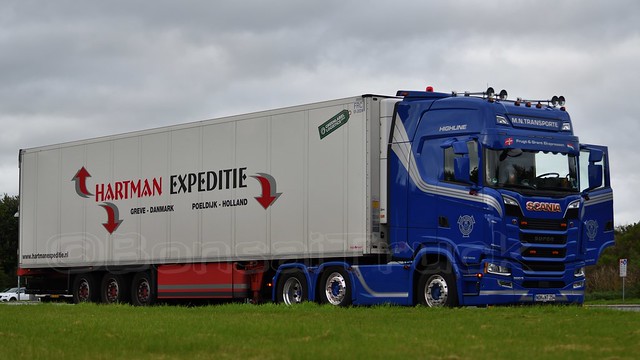 D - M.N. Transporte >Hartman Expeditie< Scania NG 500S >Blue Fighter<