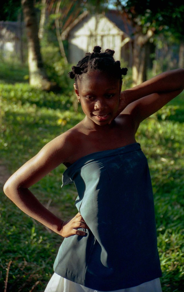 Girl Posing; Manarara, Madagascar