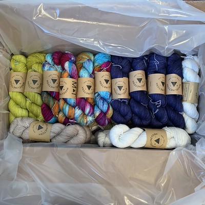 I hadn’t planned on it but I ordered and received a restock of Madelinetosh Tosh Merino Light!