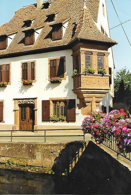 Wissembourg, Faubourg du Bitche, Haus des Ami Fritz mit einem Renaissance-Erker (House of Ami Fritz with a Renaissance bay window)