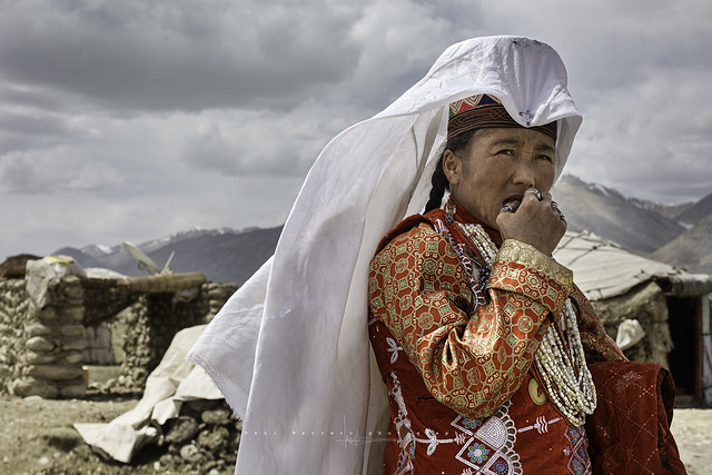 Kyrgyz woman in Erghail village, Pamir Mountains. Afghanistan