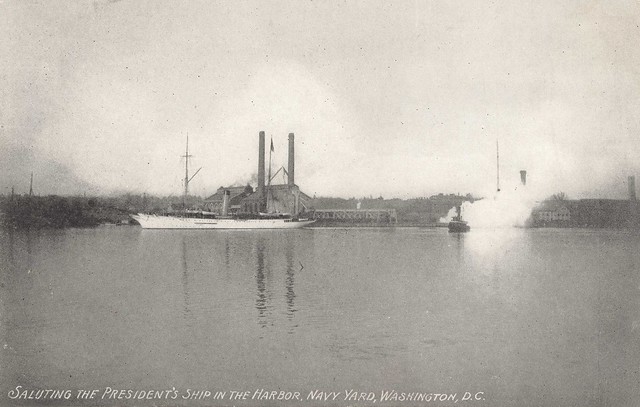 U.S.S. Mayflower at the Navy Yard