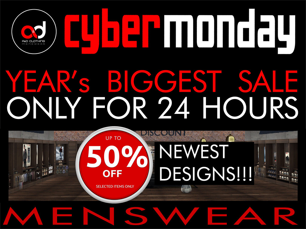 ! A&D Clothing ~ Cyber Monday 2021 YEAR'sBIGGEST SALE