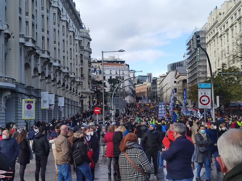 Más de 100.000 personas claman en Madrid bajo lema "No a esta Reforma. No a la Inseguridad Ciudadana"