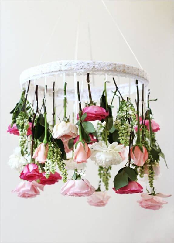 floral chandeliers