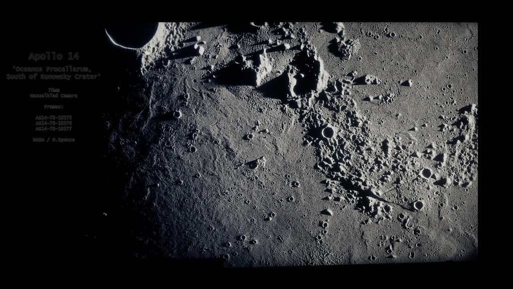 Apollo 14 - Oceanus Procellarum, South of Kunowsky Crater