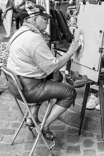 Artist at work | by Joe Eisel