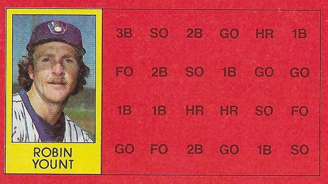 1981 Topps Scratch-Off Proof - Yount, Robin