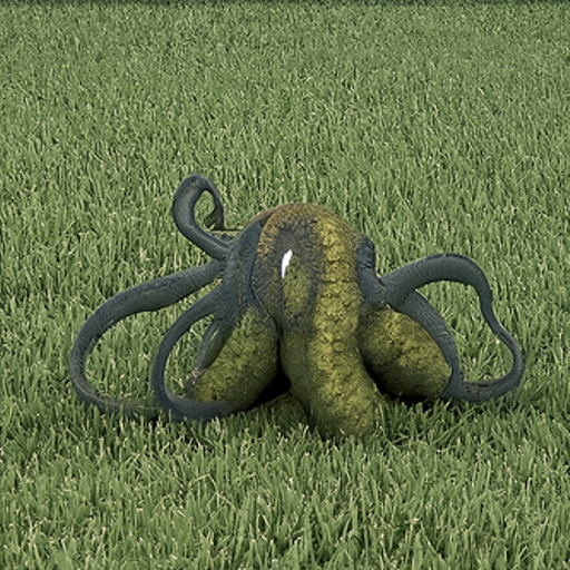 'a tentacle monster 4K HD realism' 360Diffusion Text-to-Image