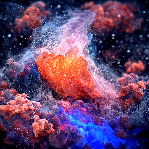 'a space nebula rendered in Cinema4D' 360Diffusion Text-to-Image