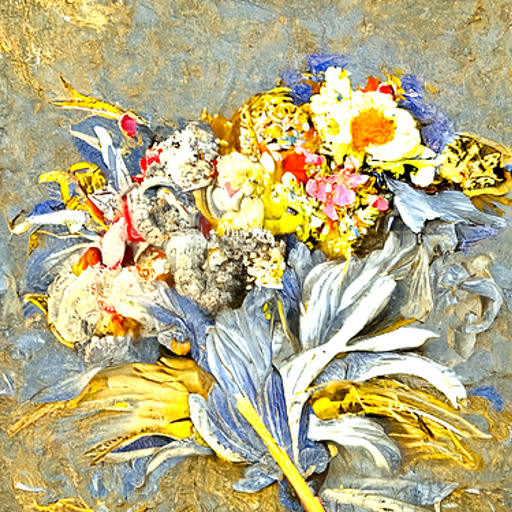 'a flemish baroque of a bouquet of flowers' 360Diffusion Text-to-Image