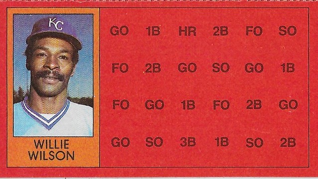 1981 Topps Scratch-Off Proof - Wilson, Willie