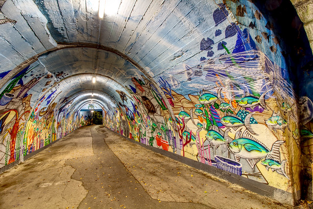 Im Tunnel Grunertstr., auch Teufelstunnel genannt