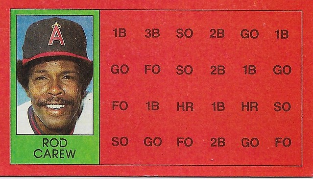 1981 Topps Scratch-Off Proof - Carew, Rod