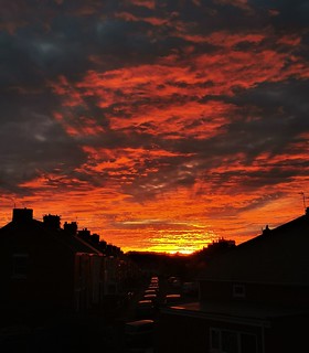 Newbiggin-By-The-Sea - Sky Fire Sunset