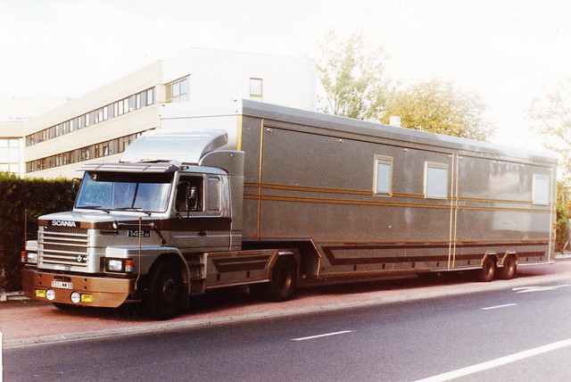 Scania T142H Foire du Trône Vincennes (94 Val de Marne) 1990a