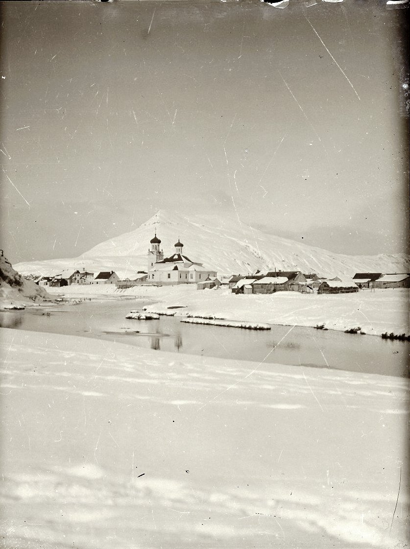 1909. Село Уналашка.  Уналашка остров. 19 февраля.