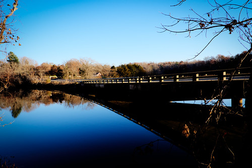 landscape hdr blue bridge photomatix composite charlottesville virginia morning