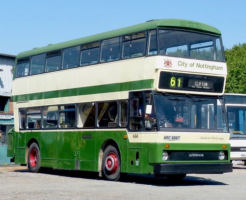 ARC 666T ‘Nottingham City Transport’ No. 666 ‘Andrew Pickering’. Leyland Atlantean AN68 / Northern Counties /2 of 2