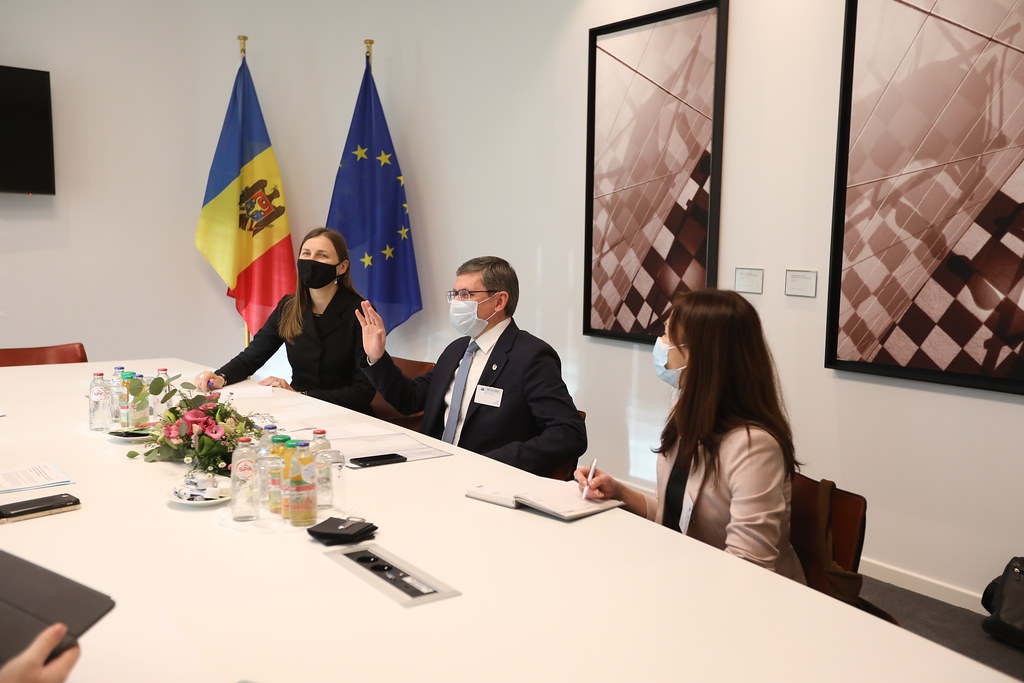 29.11.2021 – Întrevederea Președintelui Parlamentului Igor Grosu cu Prim-vicepreședintele Parlamentului European, Roberta Metsola