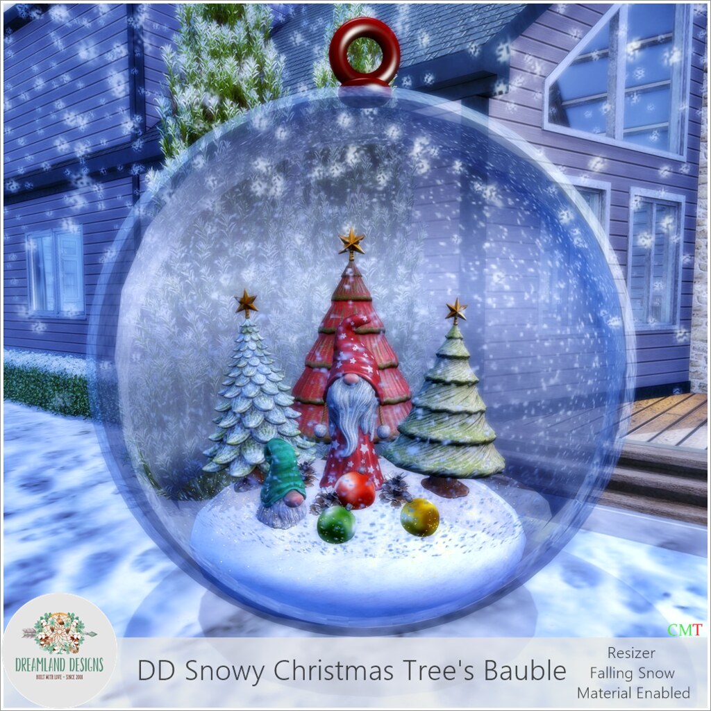 DD Snowy Christmas Tree's Bauble FilterAD