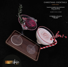 Cristmas cocktails by ChicChica @ Cosmopolitan