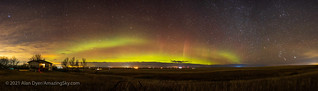 Auroral Arc Panorama #2 (Nov 28, 2021) | by Amazing Sky Photography