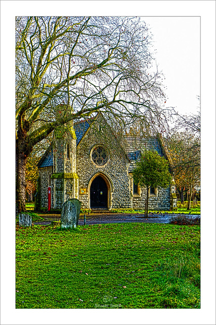 Chapel, Margravine Cemetery, Hammersmith, London, England UK
