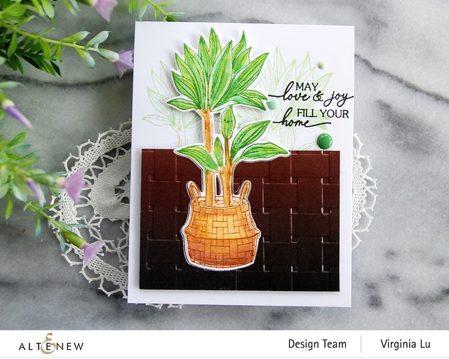 Altenew-Pots and Plants Stamp & Die Bundle-Woven Basket 3D Embossing Folder-004