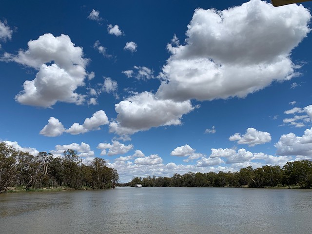 Clouds over the Murray River - Explored