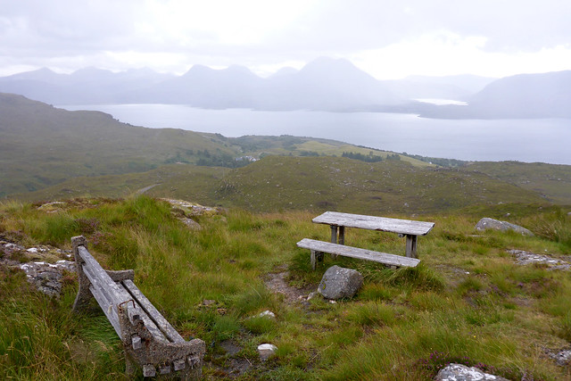 View point on the road to Lower Diabaig
