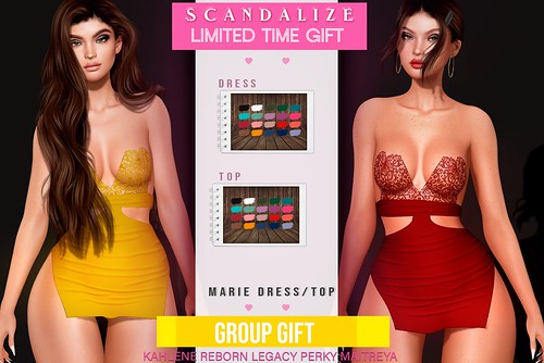 SCANDALIZE. MARIE DRESS-TOP GIVEAWAY- 10.000L !!!