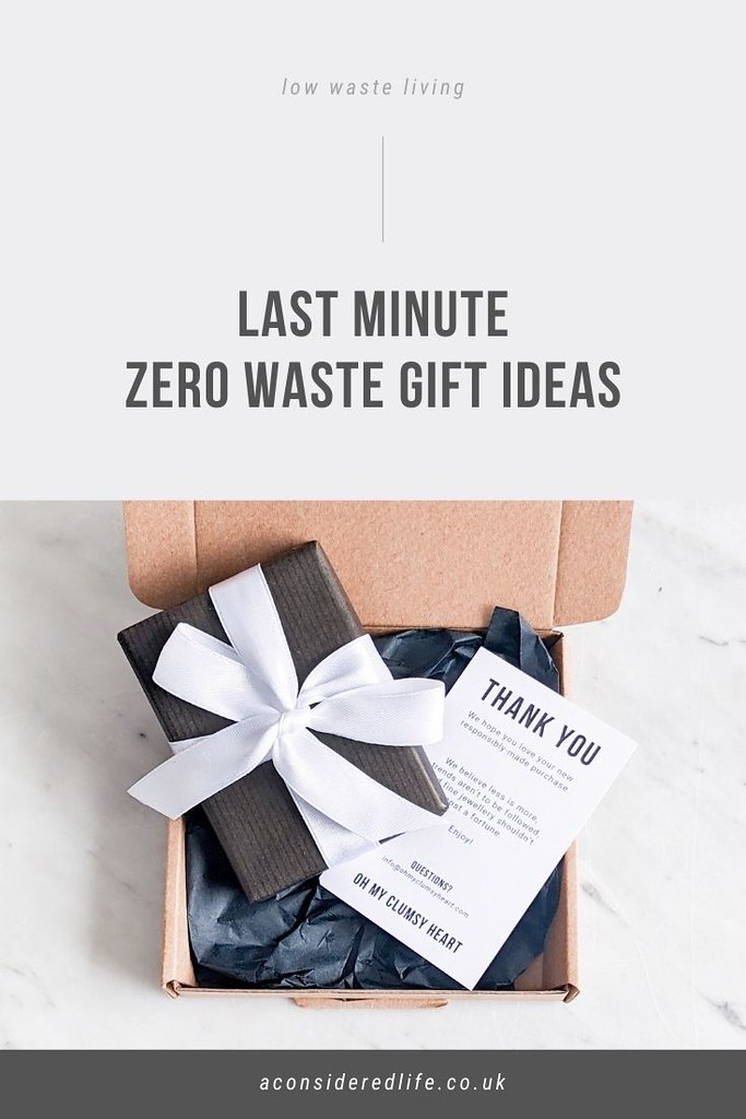 Last Minute Zero Waste Gift Ideas