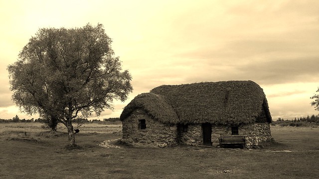 Leanach Cottage, Culloden Battlefield, Inverness, Oct 2021