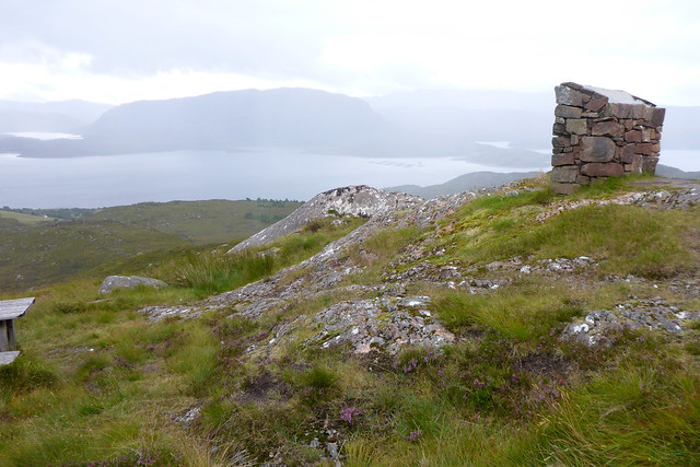 View point on the road to Lower Diabaig