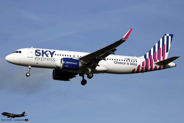 SX-IOG | Sky Express | Airbus A320-251N | EGLL | 07-11-2021