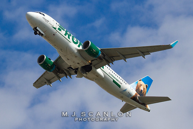 N227FR Frontier Airlines | Airbus A320-214(WL) | Miami International Airport