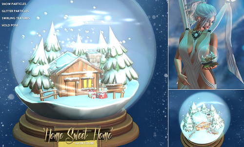 -Birth- 'Home Sweet Home' Snow Globe