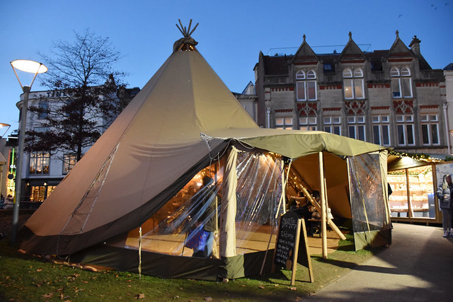 The mulled wine teepee, Exeter